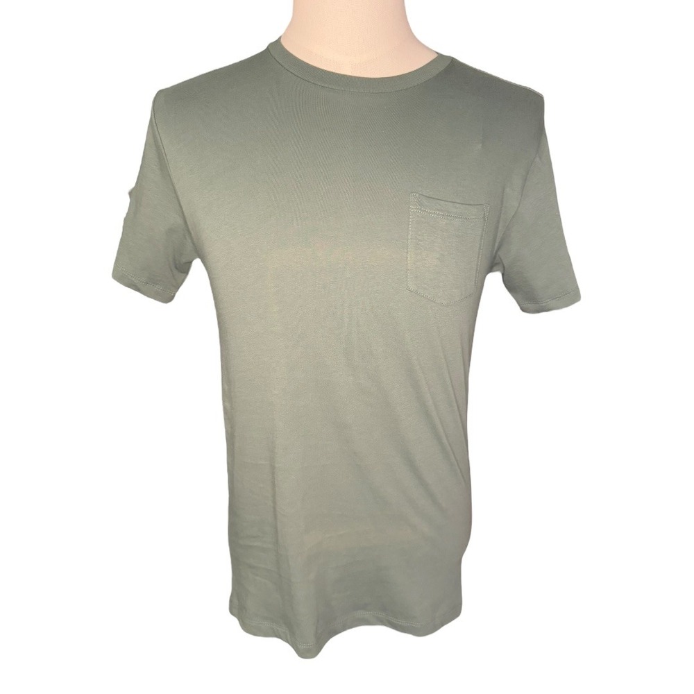 Crewcuts Boys Size 14 Green Cotton Pocket T Shirt